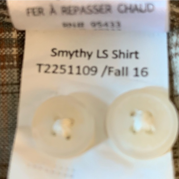 Toad & Co Smythy LS Button Up Shirt Mens L 100% Organic Cotton Brown Plaid - Picture 5 of 6